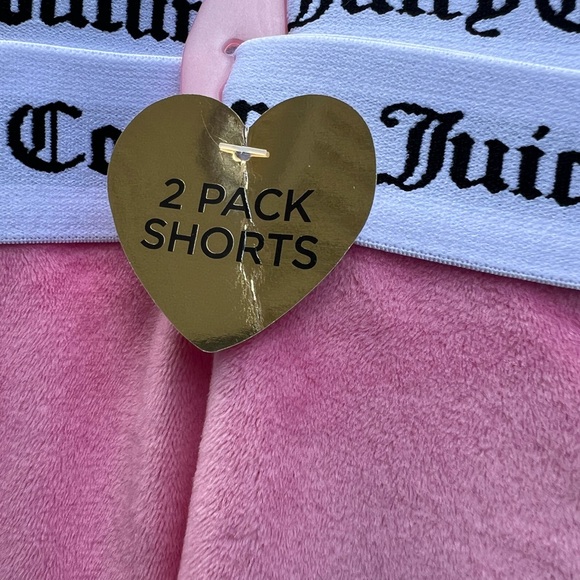 NWT Juicy Couture Velvet Sleep Shorts 2 pack size Large - Picture 5 of 14